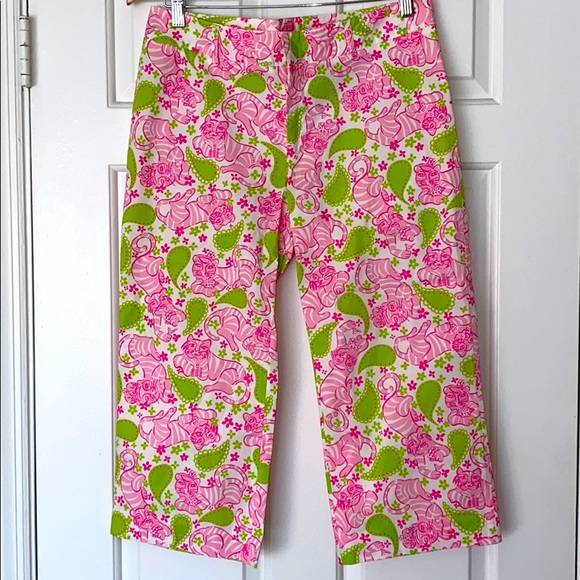 Lilly Pulitzer Pants - Lilly Pulitzer white label Blackjack Tiger print